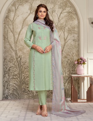 Onion pink lycra designer indo-western suit